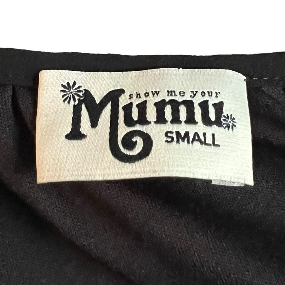 Show Me Your MuMu Juana Tassel Tunic Top Black Sheer Shirt / Mini Dress,… - Picture 4 of 4